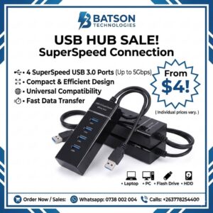 high speed 4 port usb 3.0 data hub splitter